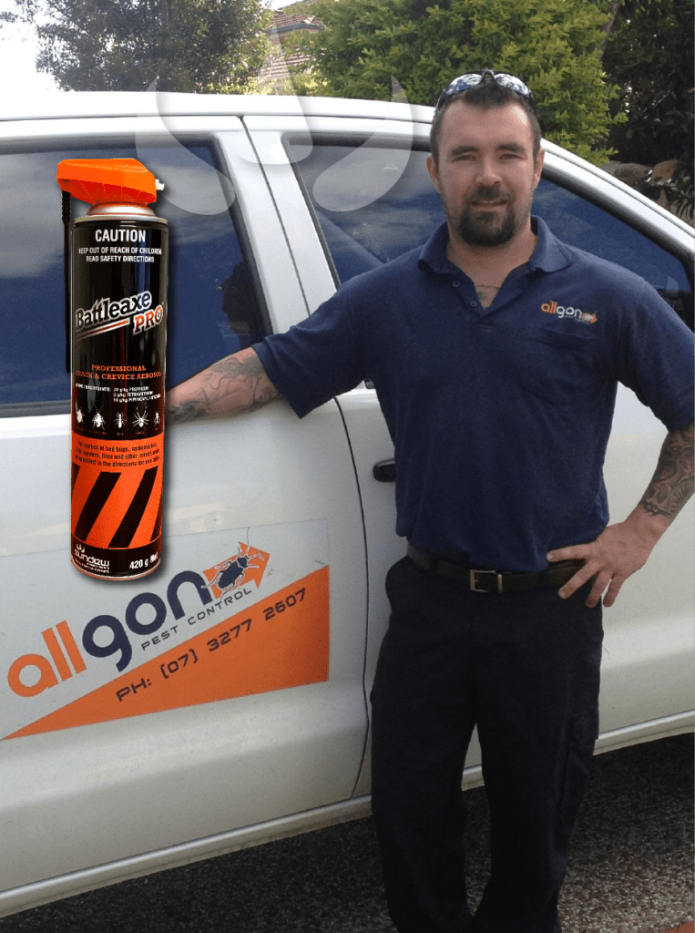 Derek Davies allgon pest control loves sundew BattleaxePRO aerosol