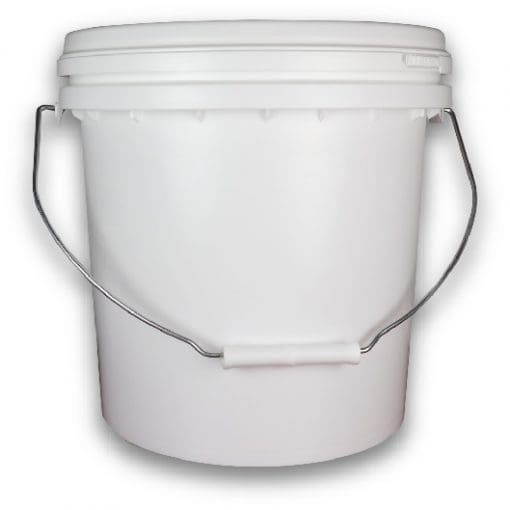 Sundew 10kg 10L bucket and Lid polypropylene_white