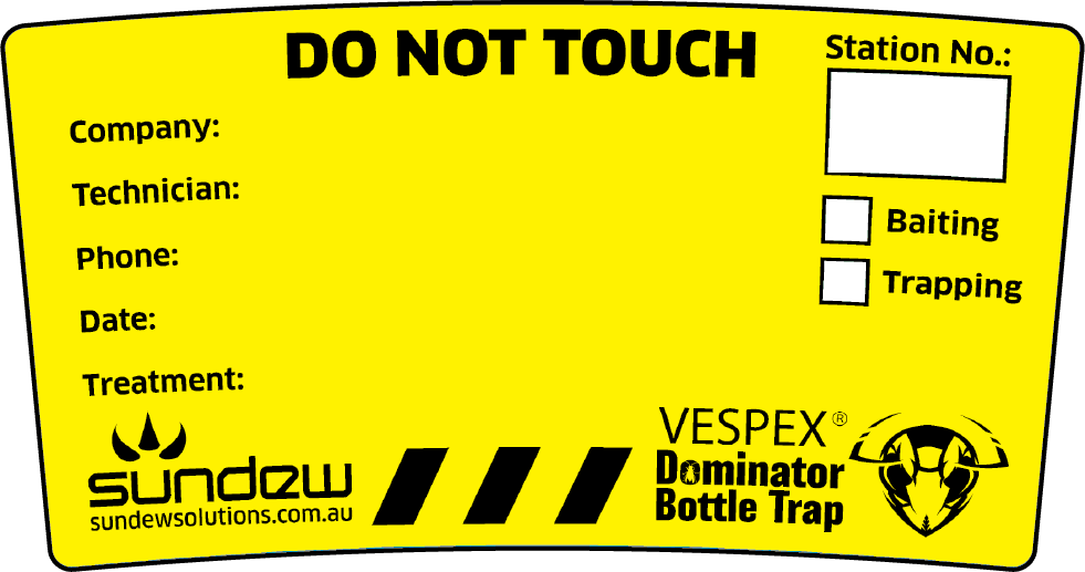 VESPEX ID Sticker_Dominator ID Label_O