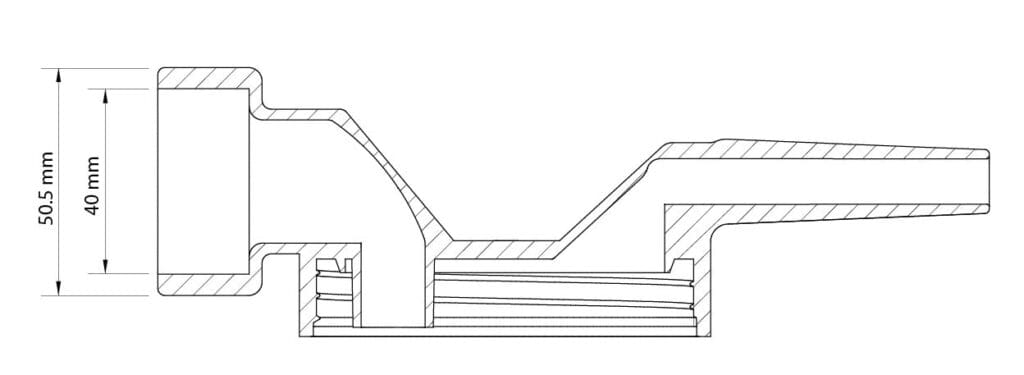 Sundew StarrdustPRO Duckbill Duster Fitting Dimensions